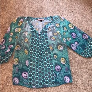 Olive hill blouse sz md